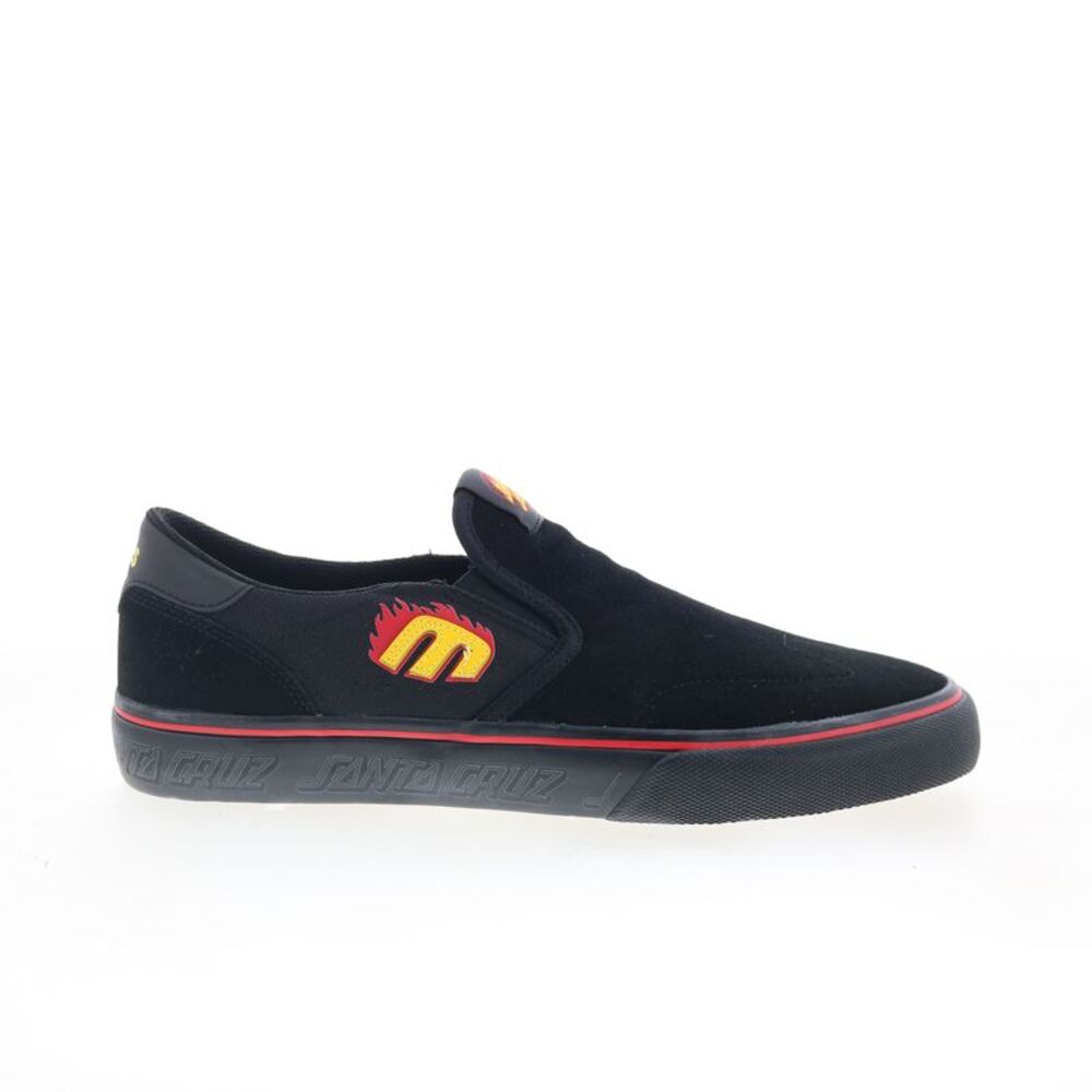 Etnies Mens LO-Cut Slip X Santa Cruz Black Shoes (NWT)